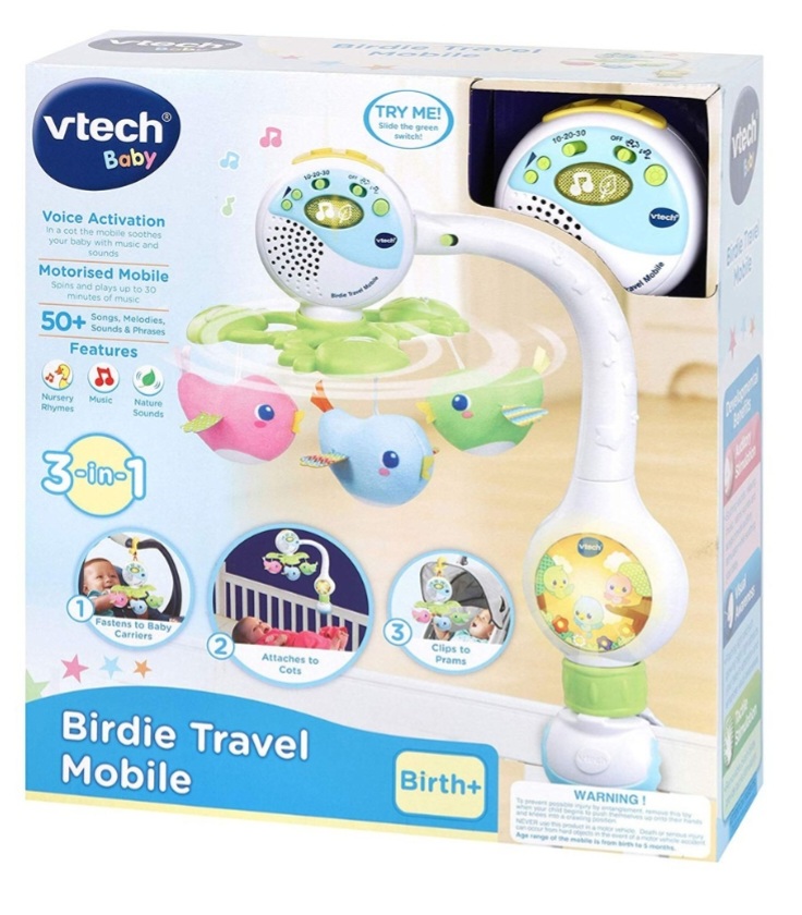 ของเล่นเสริมพัฒนาการเด็ก VTECH BIRDIE TRAVEL MOBILE โมบายตุ๊กตารูปนก 3 in 1