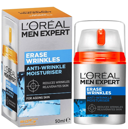 L'Oreal Men's Expert Erase Wrinkles Moisturizing Cream