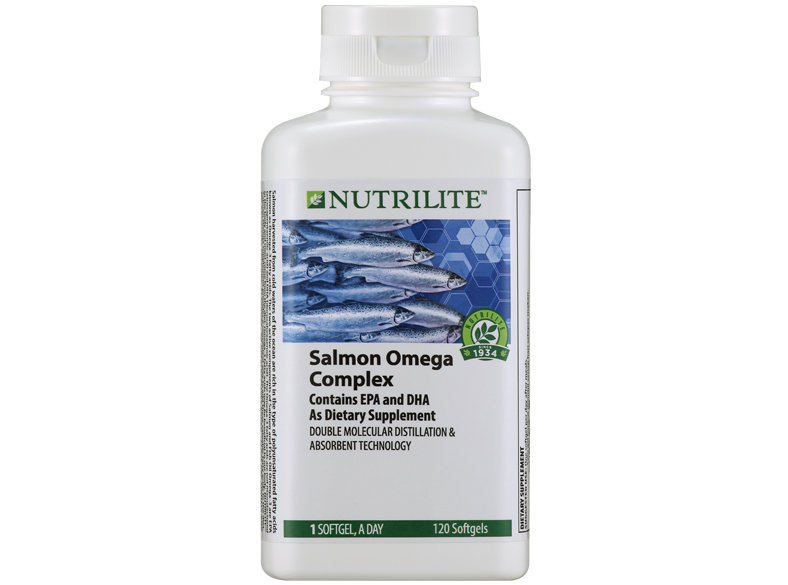 Amway Salmon Omega NUTRILITE Fish Oil 1000 มก.