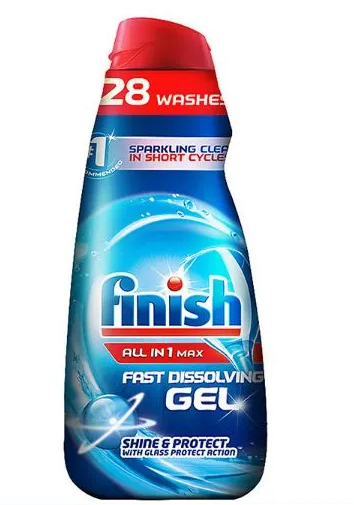 Finish All in 1 MAX GEL น้ำยาล้างจาน สำหรับเครื่องล้างจาน