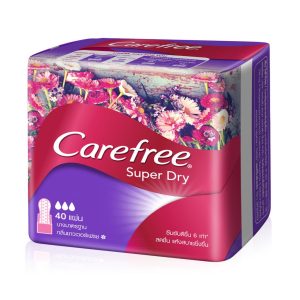 ผ้าอนามัย Carefree Super Dry Regular Scented 40pcs