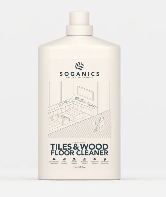 SOGANICS Tiles&Wood Floor Cleaner Refill น้ำยาถูพื้น