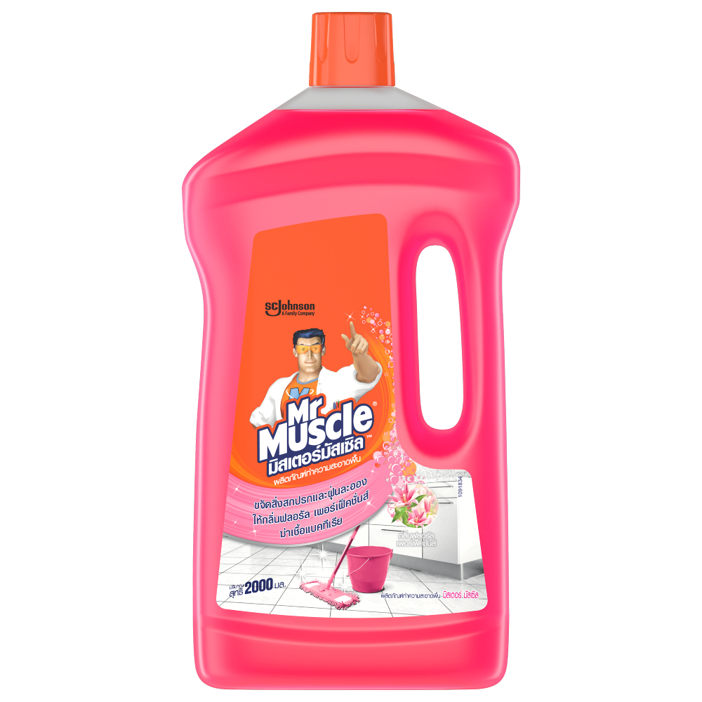 MR.MUSCLE ผลิตภัณฑ์ทำความสะอาดพื้น กลิ่นฟลอรัลเพอร์เฟ็คชั่นส์